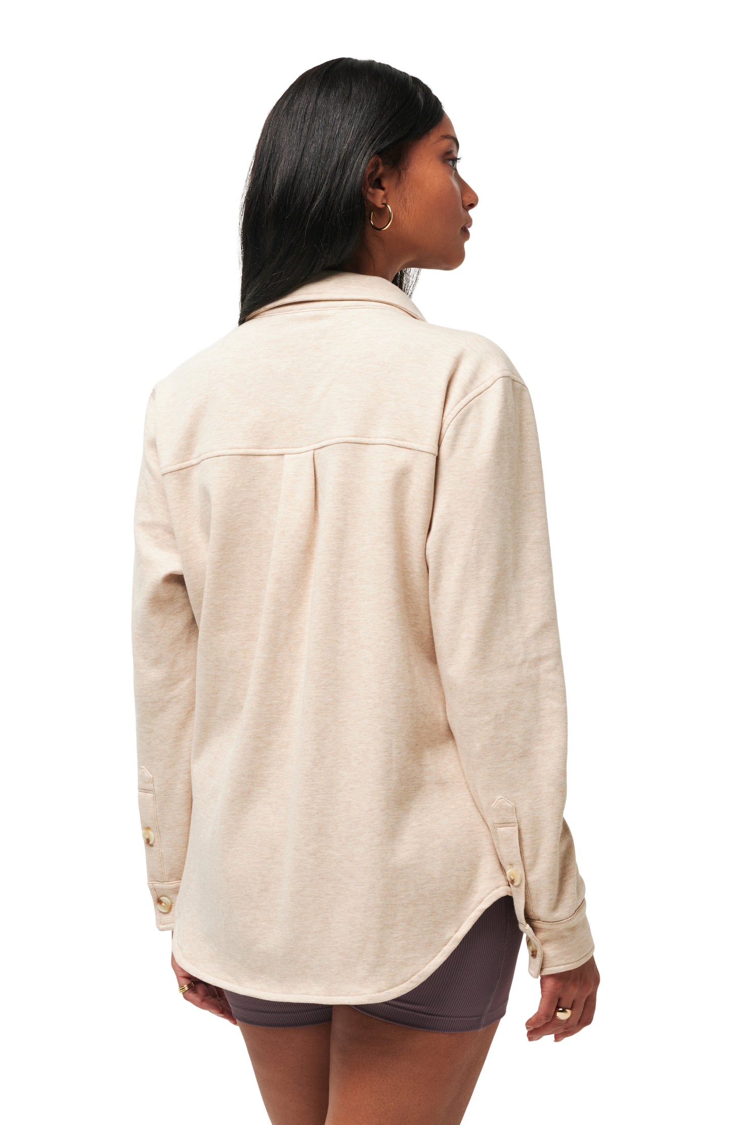Cloud Fleece Button Up Shacket