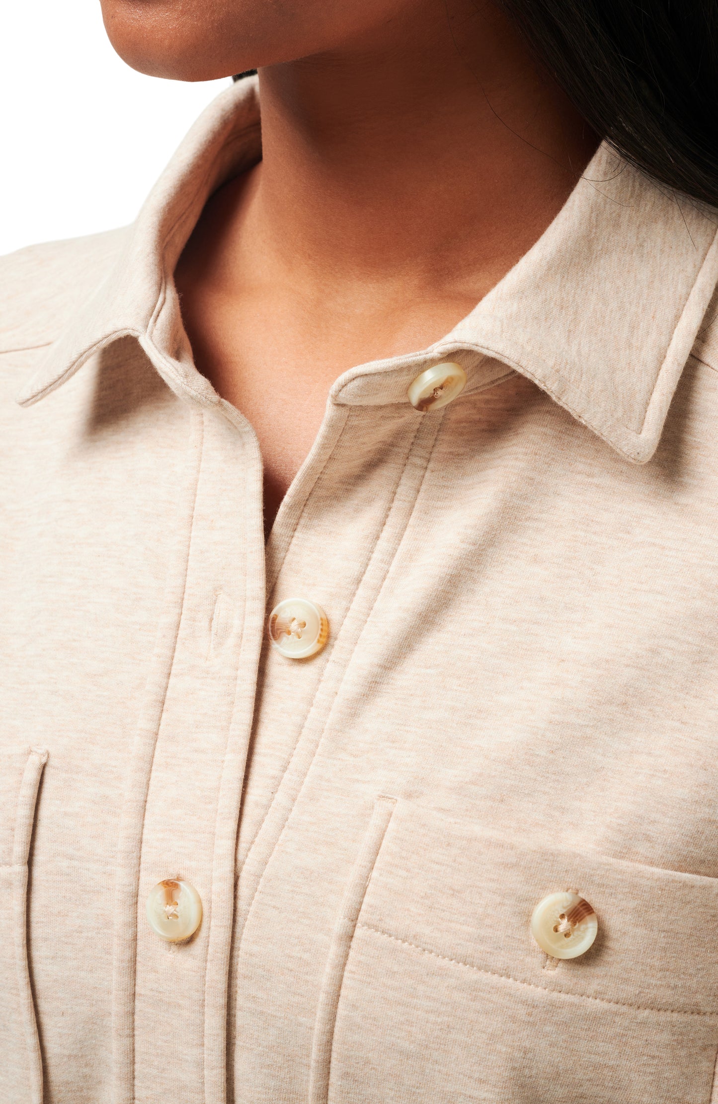 Cloud Fleece Button Up Shacket
