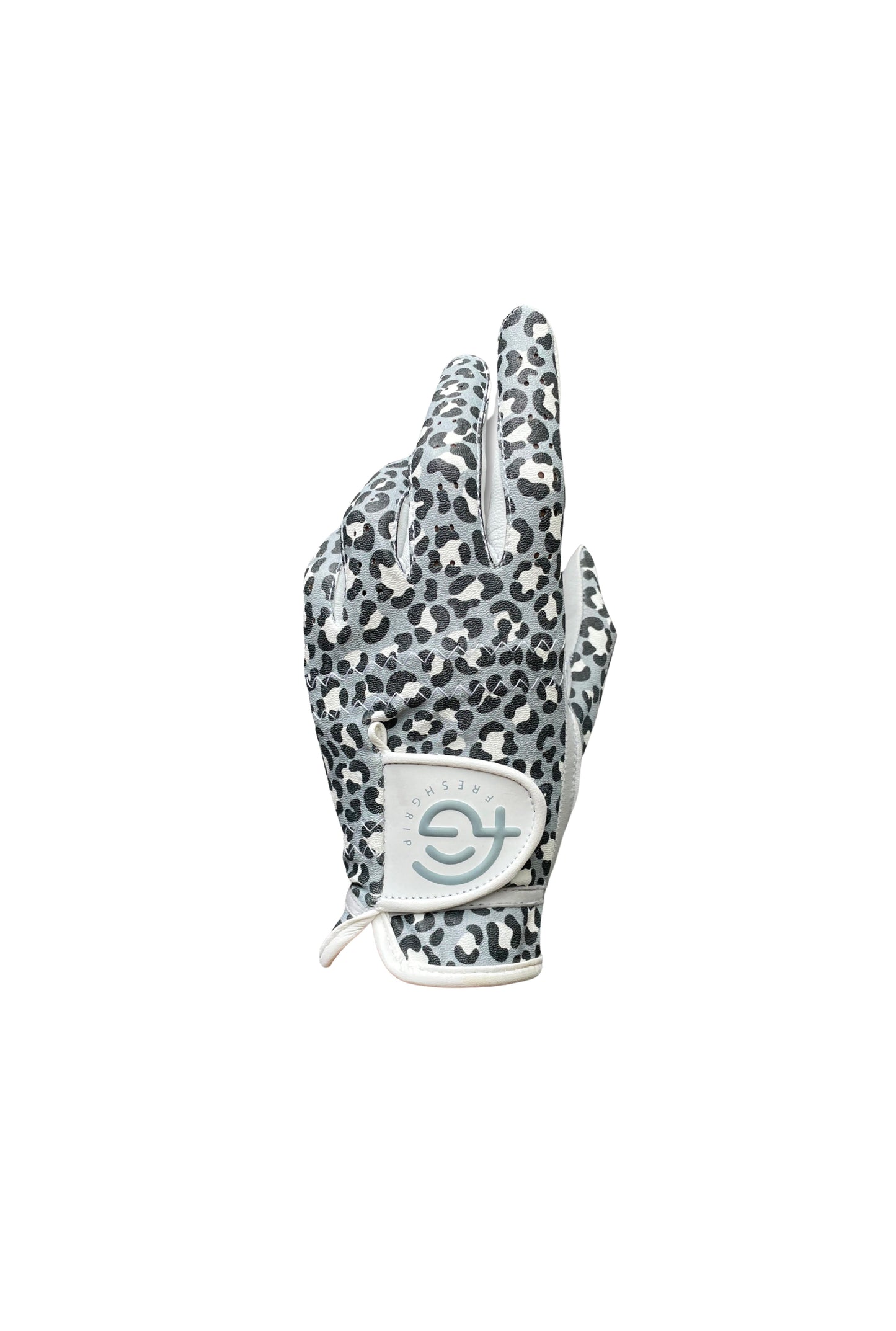 Grey Leopard Golf Glove