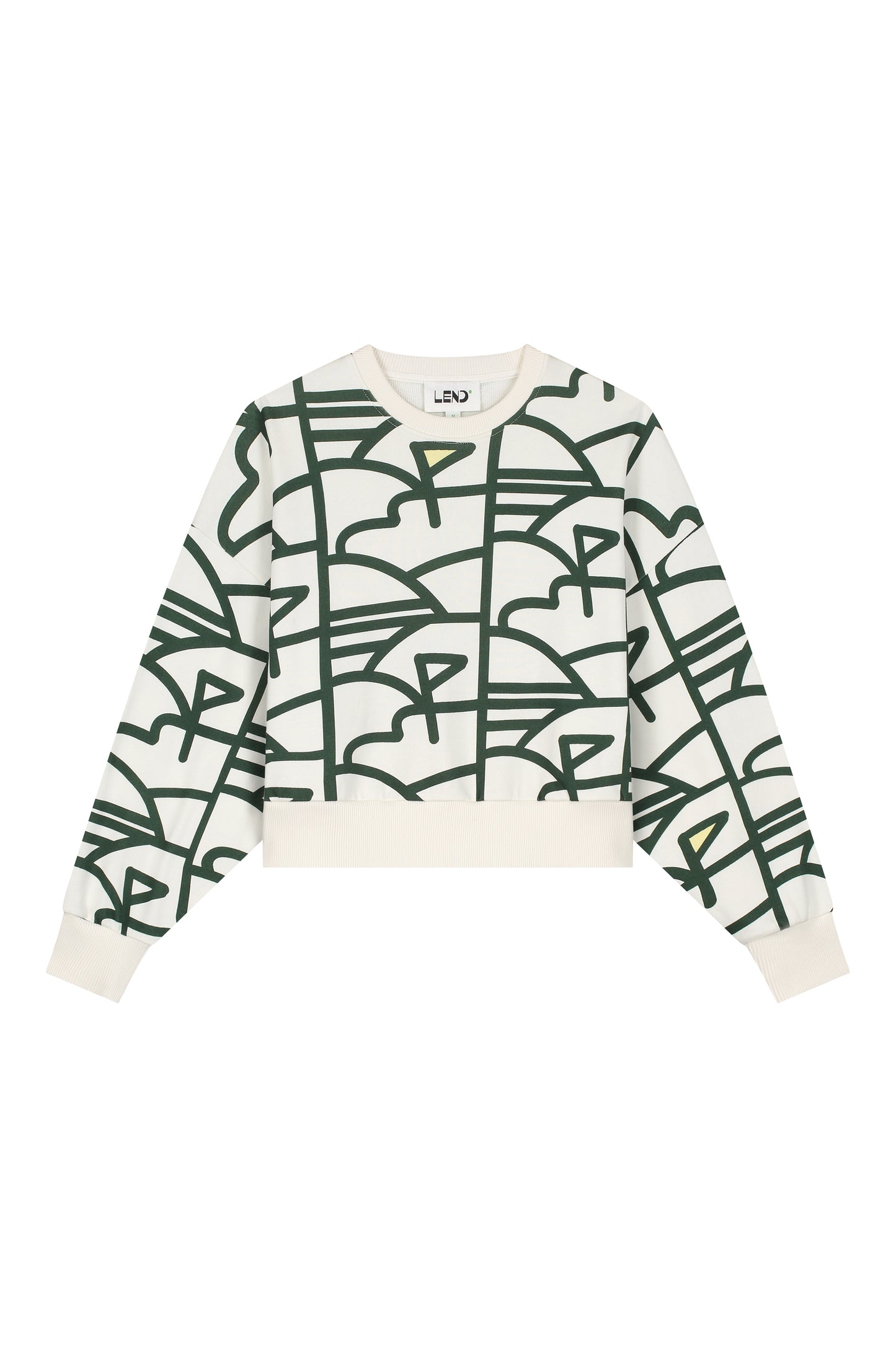 LEND_Layup Cropped Crew Neck Sweatshirt_1