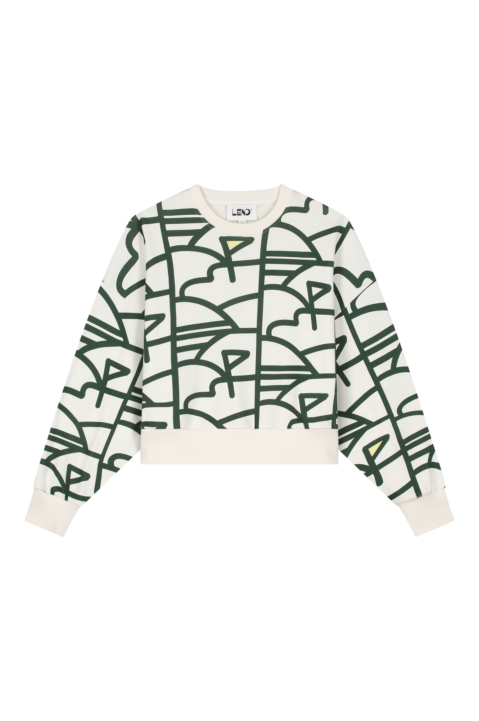 LEND_Layup Cropped Crew Neck Sweatshirt_1