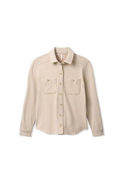 Cloud Fleece Button Up Shacket