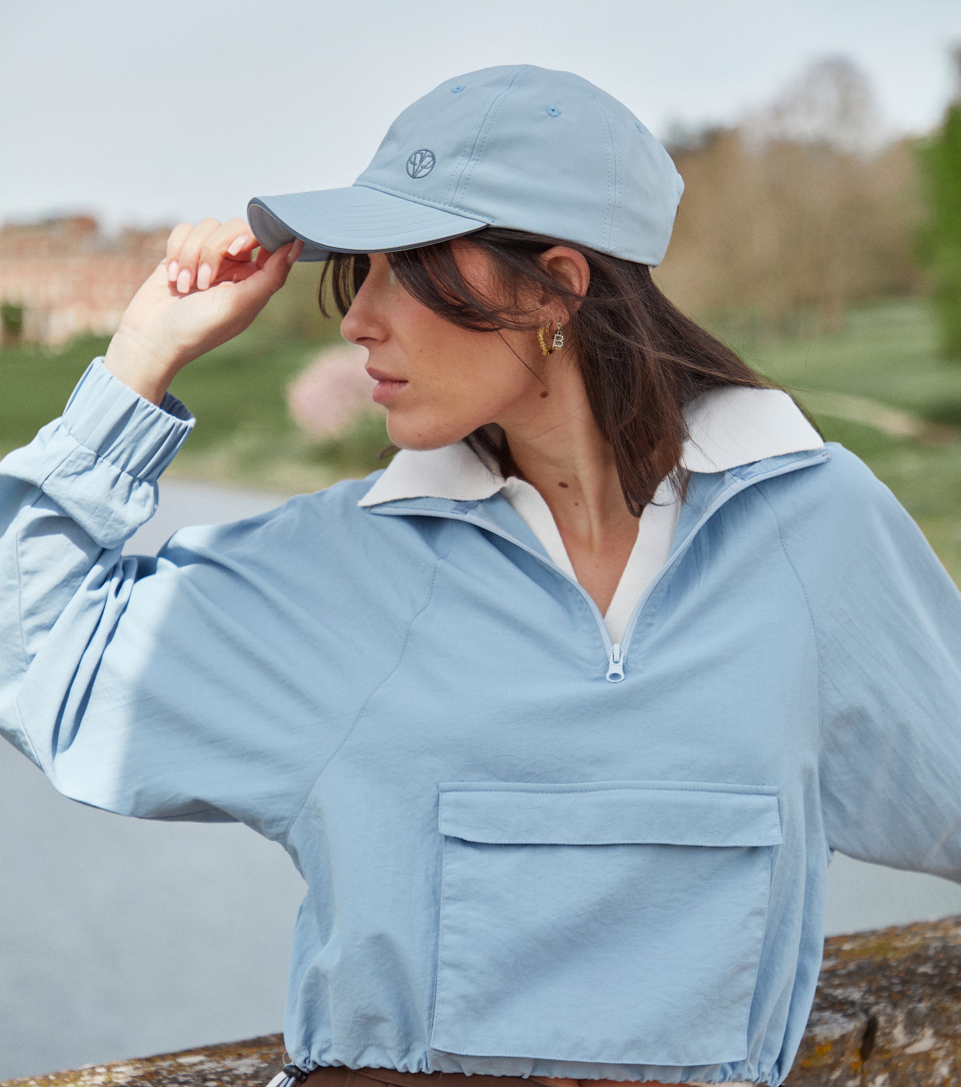 Victoria Paulsen_Chelsea Water-Resistant Pullover_Light Blue_2