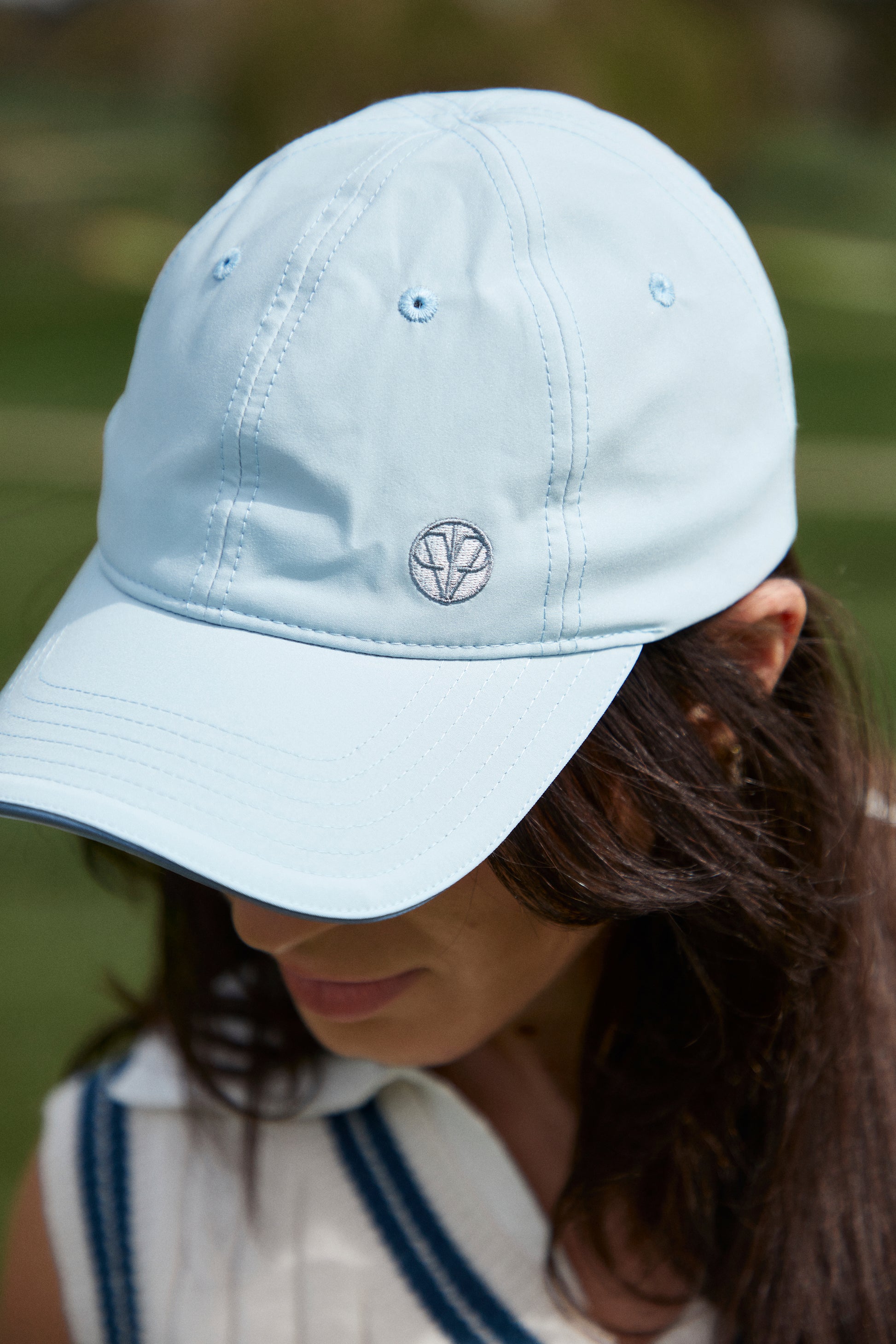 Victoria Paulsen_Waterproof_High-Pony_Cap_Blue